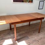 Eettafel | Teak | Jaren 60 | Verlengbaar thumbnail 3