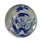 Handmade - Murano - Presse Papier / Paperweight - Two Dolphins Jumping Over A Wave thumbnail 3