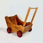 Dutch Design - Ado - Houten Speelgoed - Ko Verzuu - Kinderwagen - 'De Stijl' - Gerrit Rietveld Ge thumbnail 4