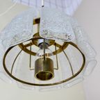 Vintage Hanglamp Doria - Jaren '70, Iceglass thumbnail 5