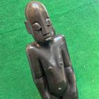 Shona African Stone Sculpture Zimbabwe H = 55Cm thumbnail 5