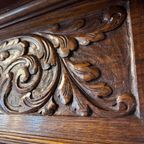 Demontabele Antiek Eiken Kast Met 3 Verstelbare Planken, 199 Cm Hoog thumbnail 10