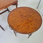 Mahonie Houten Klassieke Nest Tafeltjes. thumbnail 10