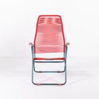 Italian Mid-Century Foldable ‘Spagetthi’ Deck Chair By Roberto Gatti thumbnail 3