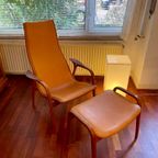 Mid Century Lamino Fauteuil Van Yngve Ekström - Zweden, 1950 thumbnail 3