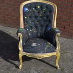 Kunstzinnige Barok Fauteuil thumbnail 2