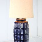West Germany Vloerlamp Keramiek 942-45 Blauw Vintage thumbnail 12
