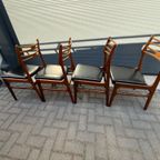 Set Van 4 Johannes Andersen Eetkamerstoelen thumbnail 6