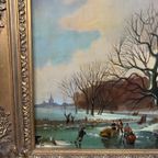 Schilderij "Winterlandschap". thumbnail 7