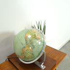 Glazen Globe Columbus Paul Oestergaard Met Atlas En Lamp thumbnail 6