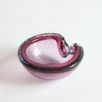 Purple Murano Bubble Glass Trinket Bowl, 1960S thumbnail 10