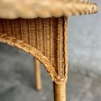 Lloyd Loom Rattan Round Table By Vincent Sheppard thumbnail 3