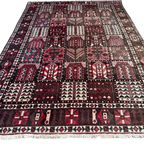 Handgeknoopt Bakhtiari Vloerkleed Wol 200X295Cm - Perzisch Tapijt - Bruin Rood Beige - Reliving thumbnail 6