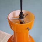 Vintage Oranje Opaline Hanglamp, Jaren 60 thumbnail 7