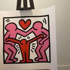 Keith Haring Untitled Family, Licensed By Artestarny And Printed In U.k. thumbnail 12