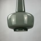 Grey Opaline Glass Pendant Lamp Kreta For Holmegaard By Jacob Bang, 1960 thumbnail 10