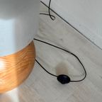 Vintage Xl Beuken Bollamp Vloerlamp thumbnail 2