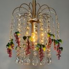 Meerdere Beschikbaar Vintage Roze Murano Druiven Kroonluchters Hanglampen thumbnail 12