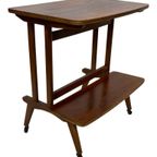 Vintage Bijzettafel Sidetable, Trolley Audio Meubel Jaren 60 thumbnail 10