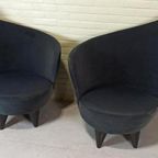 Set Of 2 Vintage Oortjes Design Fauteuils thumbnail 4