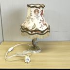 Marmer/Franje Kap Lampje Vintage Tafellamp thumbnail 4