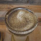 Vintage Keramische Zuil Met Pot – West-duits Aardewerk Van Wegmann thumbnail 3