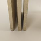 Set Van 3 Italiaanse Travertijn Nesting Tables, Jaren 70 thumbnail 10