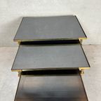 Vintage Brass ‘Nesting Tables’ thumbnail 5