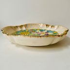 Vintage H. Bequet Schaal Barok Porselein Goud thumbnail 2