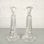 Duo Persglas Val Saint Lambert Kandelaars thumbnail 3