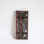 Chinese Suanpan Counting Frame With Beads | Abacus, Ca 19Th thumbnail 9