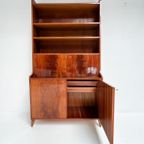 Mahoniehouten Boekenkast/ Secretaire Uit Denemarken, 1960’S thumbnail 9