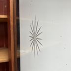 Brocante Vitrinekast, Boekenkast Met Glazen Deurtjes thumbnail 5