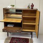 Vintage Bar Highboard Midcentury Gnb België J`60 Kast thumbnail 7