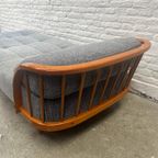 Vintage Daybed Of Sofa Met Houten Spijlen thumbnail 3