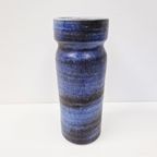 Vintage Blue Dutch Brutalist Vase thumbnail 2