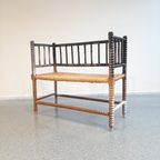 Bobbin Bench Seat With Arm Rests thumbnail 4