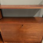 Free Standing Wall Unit Teak 1960s thumbnail 7