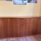 Maurice Villency Mid Century Danish Bowfront Sideboard thumbnail 11