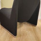 Vintage Giancarlo Piretti Alky Fauteuil Stoel Zwart thumbnail 3