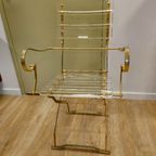 Vintage Plexiglas Stoel Fauteuil Goud Acrylglas thumbnail 14