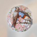 Vintage Porselein Dekseldoosje Met Vogels thumbnail 3
