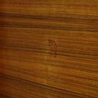 Vintage Mid Century Highboard Kast Lade En Deuren Teak Fineer 200Cm thumbnail 4