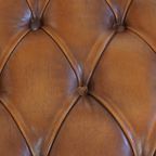 Klassieke Rundleren En Houten Chesterfield Bureaustoel In Engelse Stijl, Afgewerkt Met Siernagels thumbnail 16