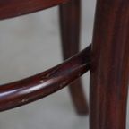 Charmante, Zeer Elegante Vintage Thonet Design Eetkamer/ Bistro Stoel thumbnail 11