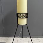 Tripod Floor Lamp 1960S White Shade And Black Metal Frame thumbnail 8