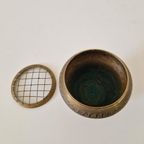 Vintage Koperen Rozensteker Bloem Vaasje Van Koper thumbnail 6