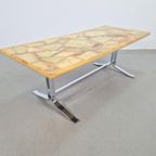 Vintage Salontafel Marmer Onyx Hars Mid Chroom Century ´60 thumbnail 7