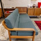 Vintage Deens Design Driezits Bank L. Olson & Son thumbnail 10