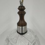 Vintage Jaren 60 Plafondlamp Bollamp (Geperst Glas) thumbnail 11